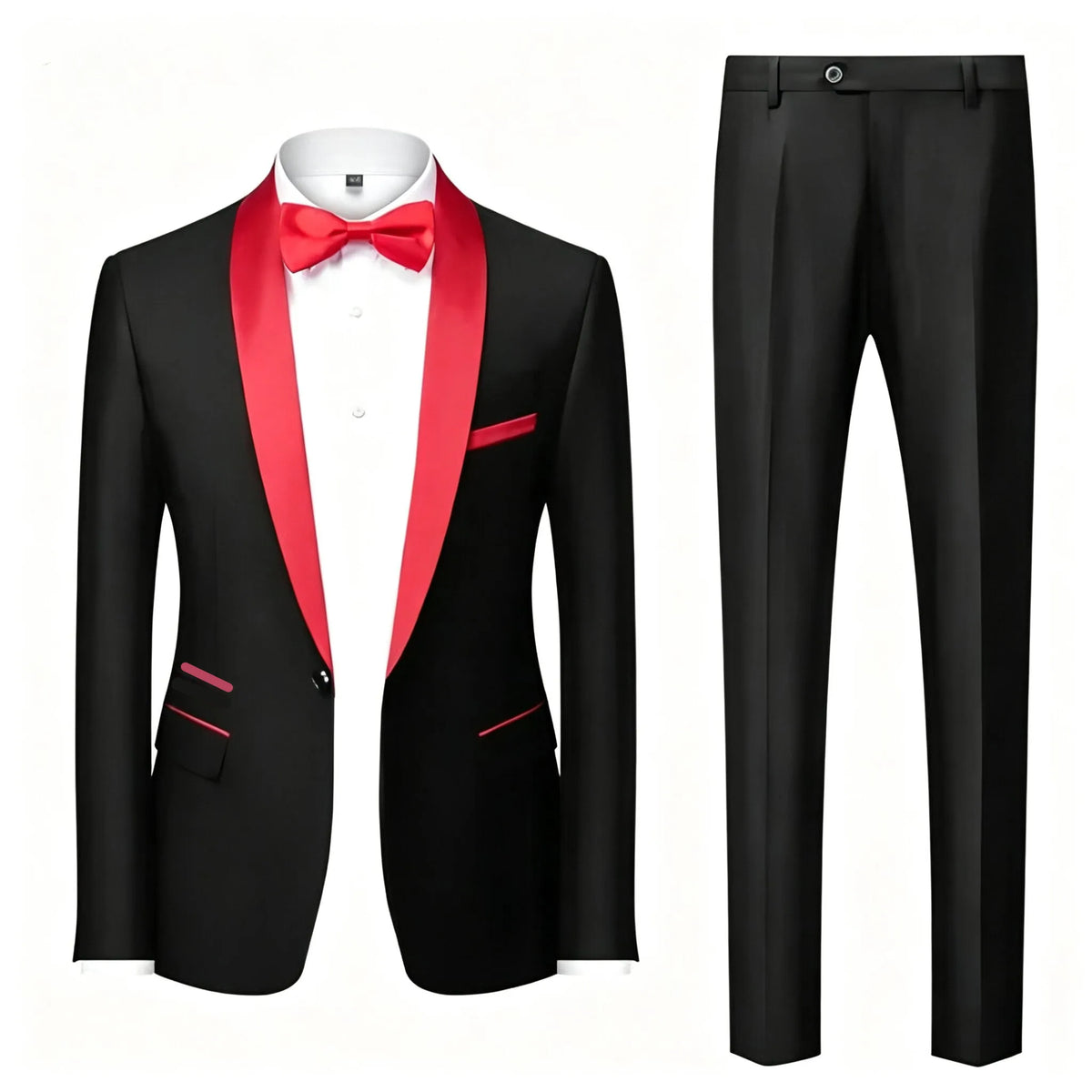Men's Premium 3 Piece Suit Set Business Casual Blazer Jacket Vest Dress Pants Formal Suit Essential Daily Office Outfit