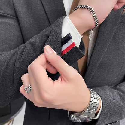 Men's Blazer Suit Jacket – Smart Casual & Business Style – 1 or 2 Button – Wedding & Party
