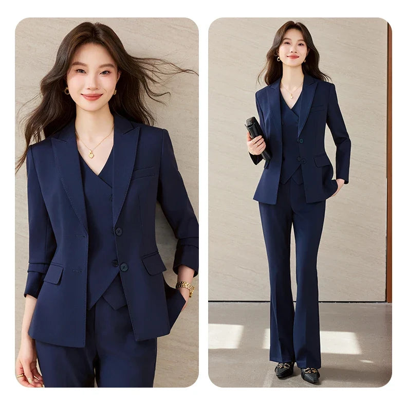 Fashionable Business Women's Outfit High-Quality Two-Piece Set Pants + Suit Jacket Unique Elegance New 2026 Collection