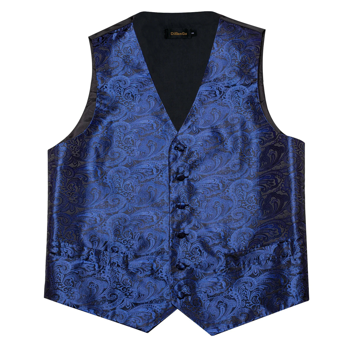 Men's Suit Vest Bow Tie Set – Formal Waistcoat with Necktie and Pocket Square for Weddings