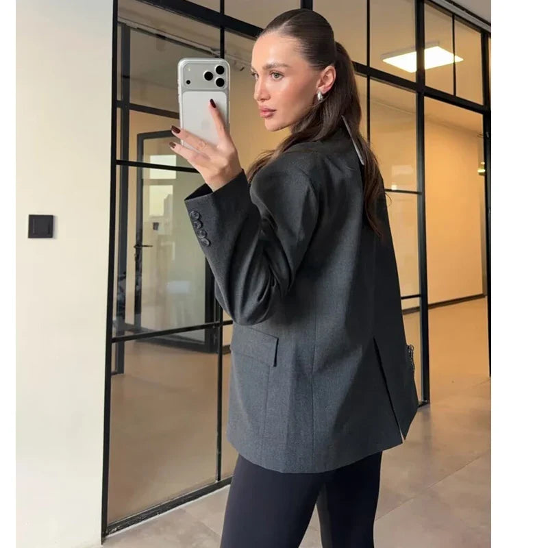 Women's Spring New Blazers & Jackets 2026 Fashion Retro Elegant Office Blazers Unique Youth Comfortable Street Jackets