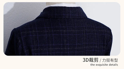 kids Gray Plaid Suit Set Flower Boys Wedding Outfit Children's 4Pieces Formal Wear With Jacket Vest Pants Bowtie