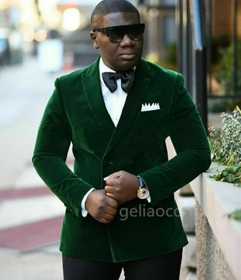 XS-6XL Veste de costume de mariage en velours pour homme, blazer de marié, tenue d'affaires, smoking, veste de cérémonie, fête, croisée, un seul manteau