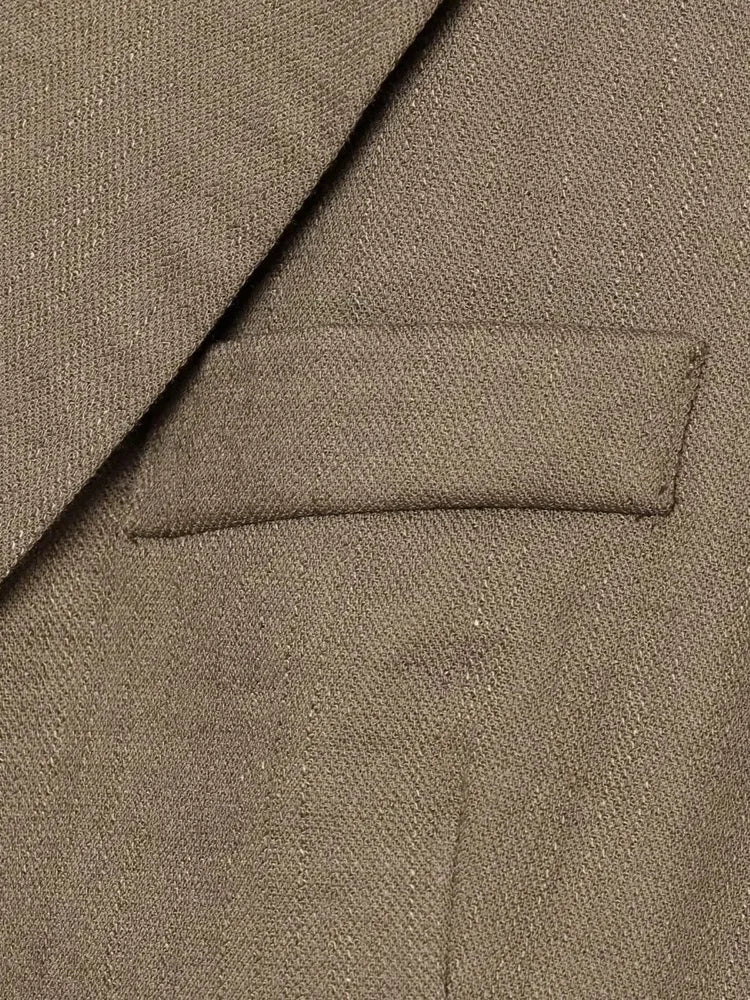 Women Oversized Blazer Single Breasted Lapel Long Sleeve Loose Suit Jacket Elegant Casual Office Lady Outerwear