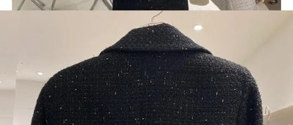 Fashionable Short Tailored Jacket Women's Loose Fit Perfume Style Korean Version Spring Autumn New Popular West Suit Top