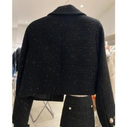 Short Tailored Jacket Little Fragrance Style Loose Fashionable Spring Autumn New Korean Version Ladies' Premium Short Coat