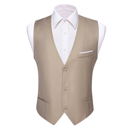 Men's Slim Fit Dobby Vest – Multi-Color Formal Waistcoat for Weddings & Smart Events