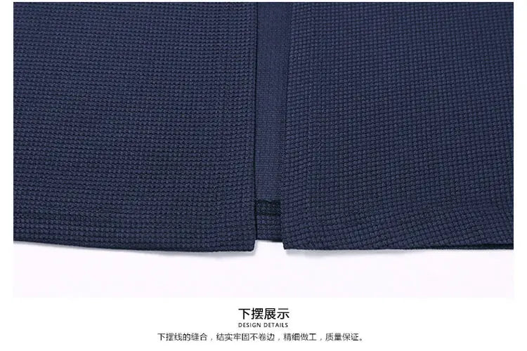 Spring and Summer Solid Color Knitted Cardigan Jacket Sun Protection Clothing Men's Shirt Loose Sleeves Fashionable and Versatil