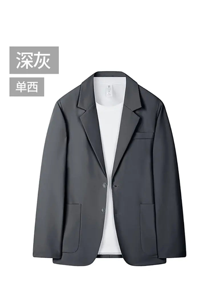 Men's spring and autumn Korean-style business versatile suit jacket, Hong Kong-style Instagram cool casual suit jacket, large si