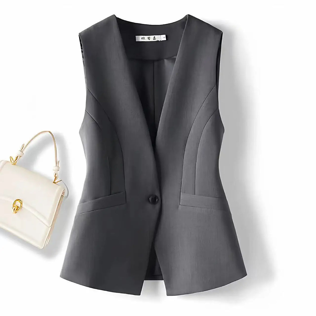 Women's Vest 2026 Spring Autumn Sleeveless Short Jacket New Commuter Versatile Female Waistcoat Tops Outerwear Chaleco Mujer