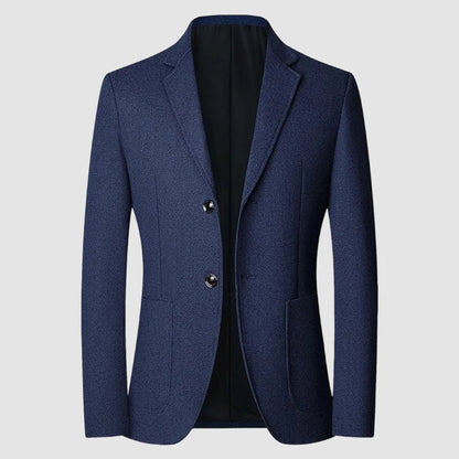 Blazer Men's Fashion Solid Color Wedding Dress Casual Host Gentleman Slim-Fitting Trendy Banquet Versatile Business Blazer