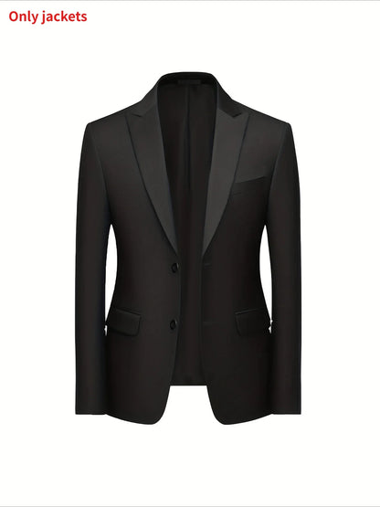 Costumes de Mariage Classiques Tuxedos Slim Fit Marié Pour Homme 3 Pièces Costume de Garçon d'Honneur Homme Formel Costume d'Affaires Homme (Veste+Gilet+Pantalon)