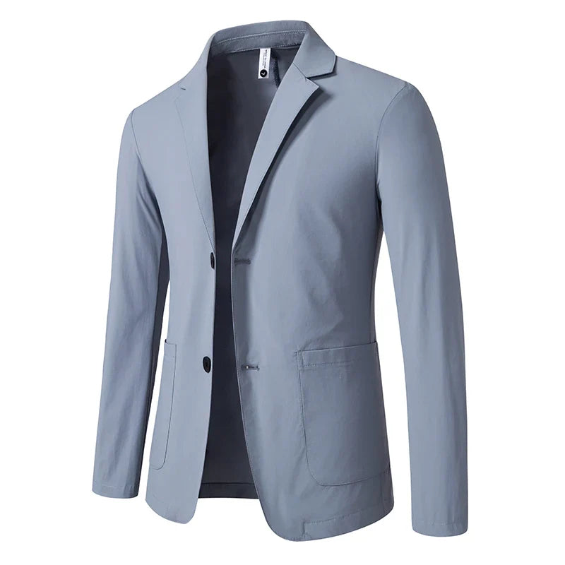 Sun Protection Lightweight Blazer - Fashionable Business Outdoor Travel Wedding Casual Korean Style Men's Lightweight Blazer