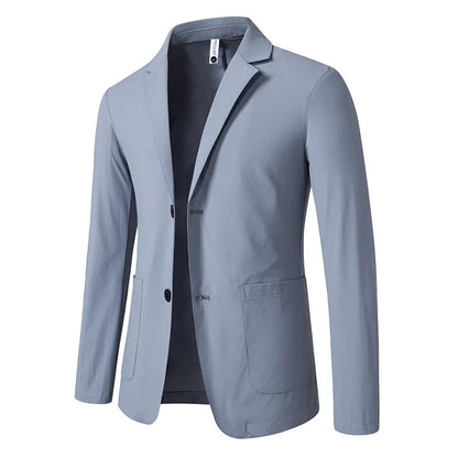 Sun Protection Lightweight Blazer - Fashionable Business Outdoor Travel Wedding Casual Korean Style Men's Lightweight Blazer