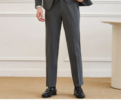 High Quality Elegant Single-Breasted Men Suit Fashion ltalian Style Slim High-end Business Groom Wedding Party Tuxedo 3/2 Pieces