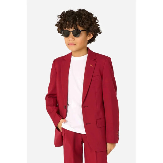 Kids Clothes Fashion Single Breasted Solid Color Children's Clothing 2 Piece Chic Notch Lapel Daily Casual Wedding Boy Suits
