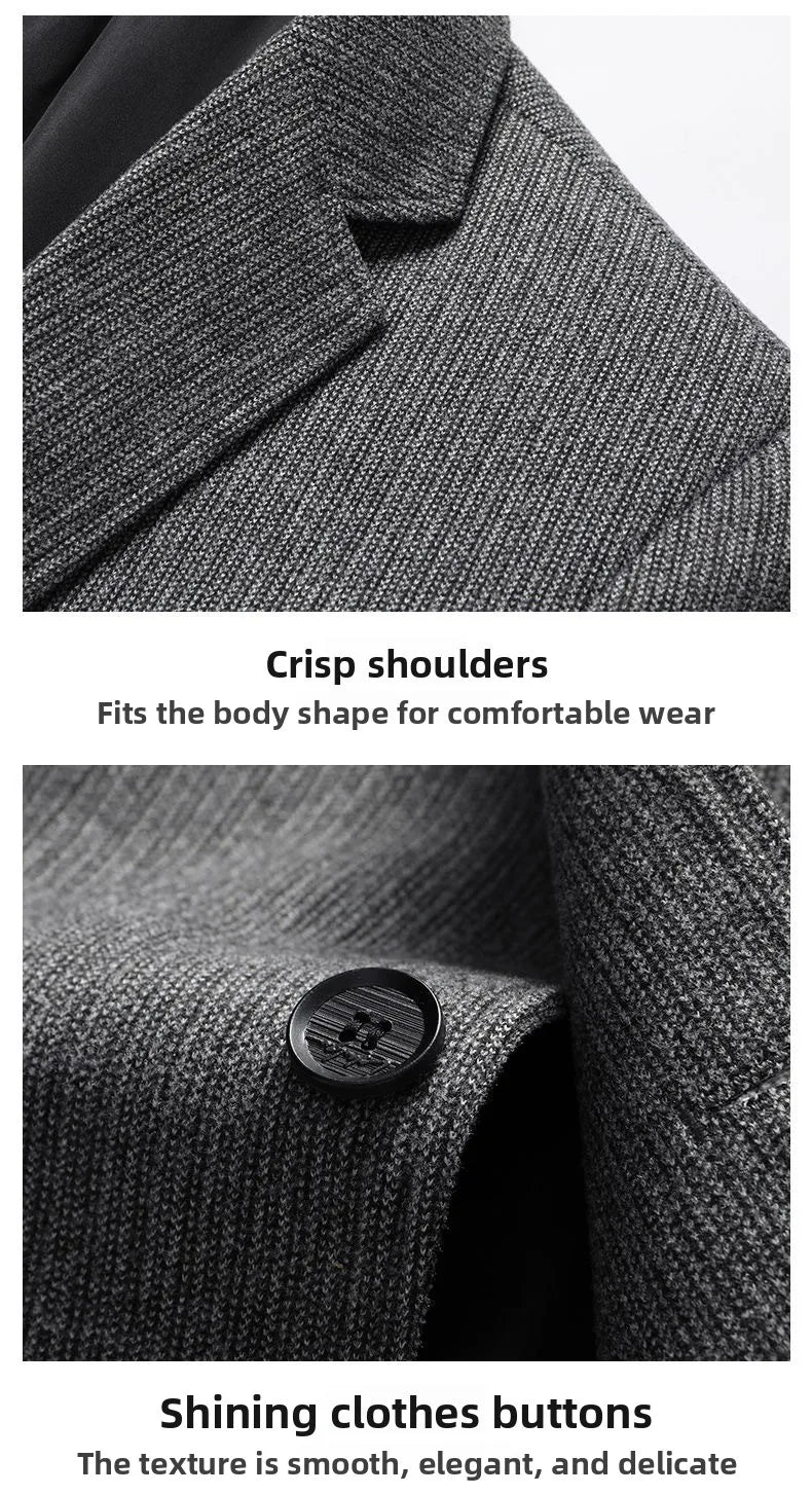 Blazer New Men's Fashionable Outdoor Travel Premium Business Wedding Versatile Host School Fit Casual Korean Version Blazer