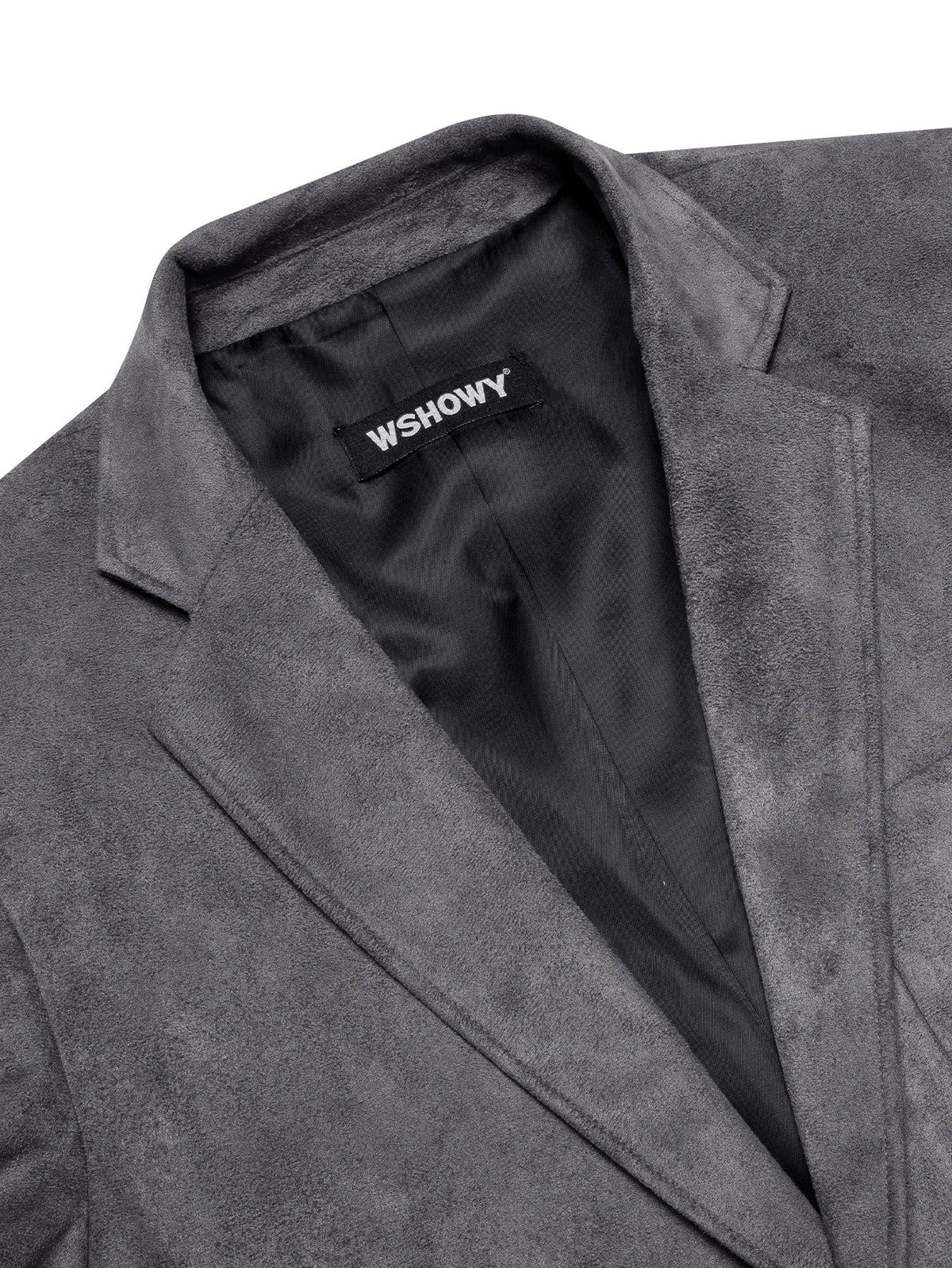 Vintage Mens Suede Blazer Jacket Casual Business Single Breasted Suit Coat Long Sleeve Patch Pocket Blazer for Office Streetwear