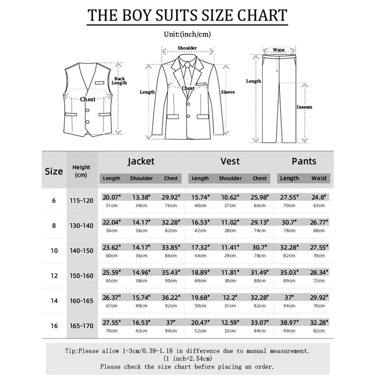 Kids Clothes Boys Suit Wedding Formal Outfit Set Children Easter Church Gentleman Ring Bearer Perform Tuxedo Teenagers Blazer