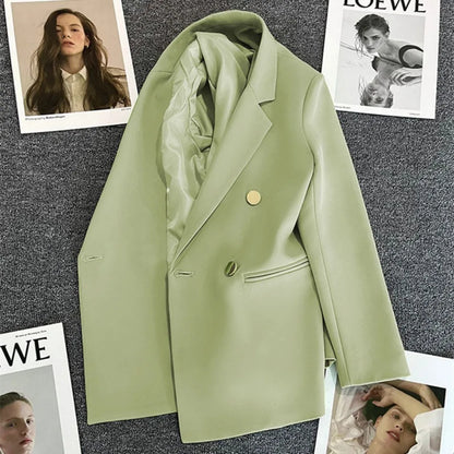 Spring Autumn Women's Blazers Slim Fit Fashion Slimming Elegance Jackets Casual Versatile Coat Outwear for Office Lady Clothing