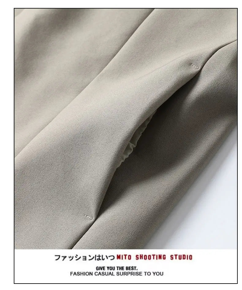 Men's Casual Suit Jacket Korean Style Loose Trendy Single-Breasted Shoulder Spring Autumn Cool Stylish