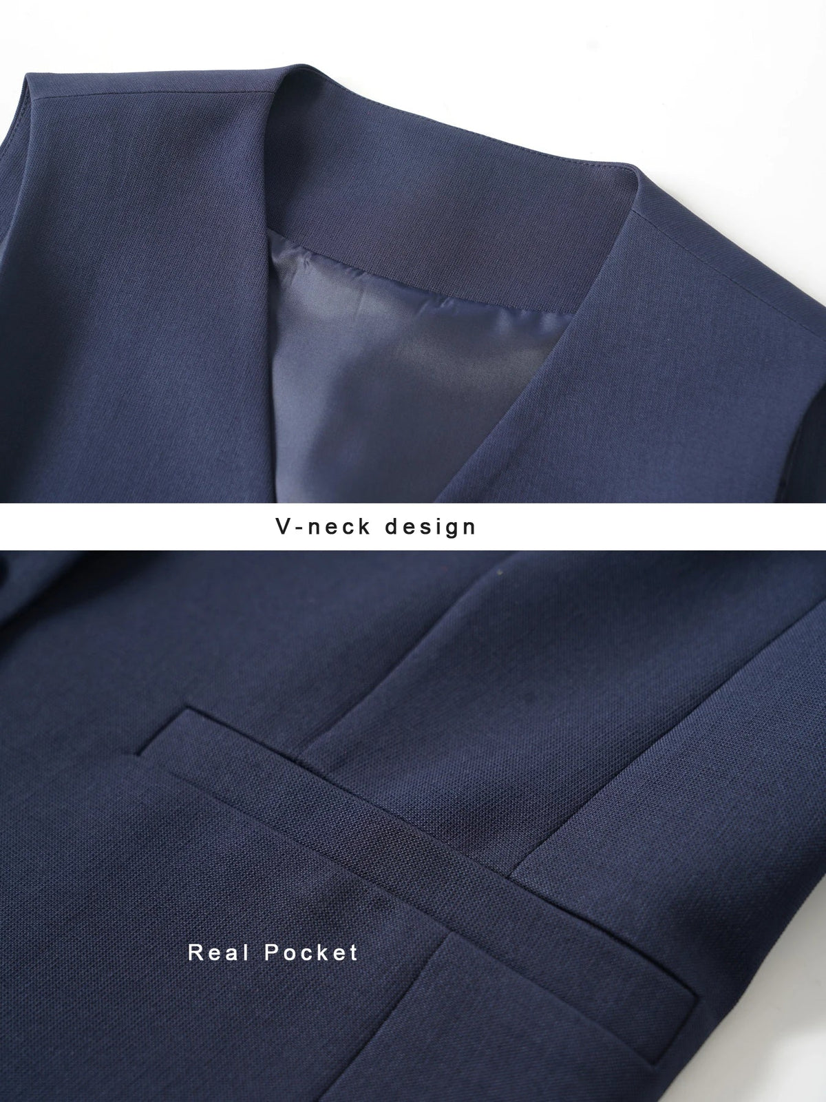 Single-Breasted Layered Suit Vest for Women Suitable for Spring and Autumn Can Be Worn as an Inner or Outer Layer Stylish Off