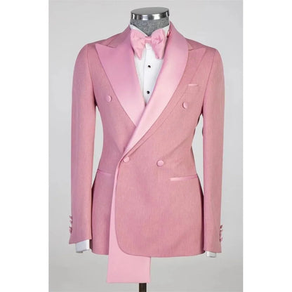 2-Piece Jacket+Pant Men's Tuxedo with Spacious Lapel for Wedding Banquet Party Formal Men's Clothing Custom-Made