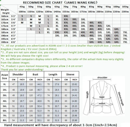 Men's Middle-Aged Cotton Jacket Spring Autumn Lapel Trench Coat Large Size with Buttons Fashionable Classic Outerwear