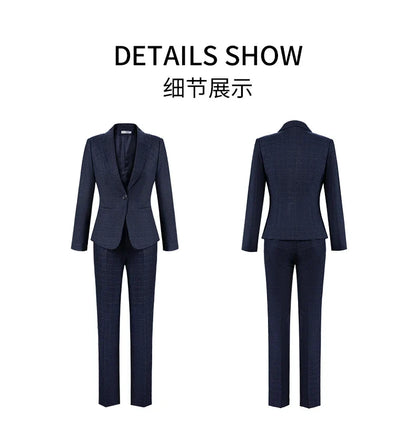 2026 fashionable professional womens autumn and winter new suit jacket + pants two-piece set. Exude elegance and charm