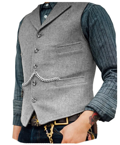 Men's Suit Vest for Wedding & Smart Casual – Multi-Color Waistcoat