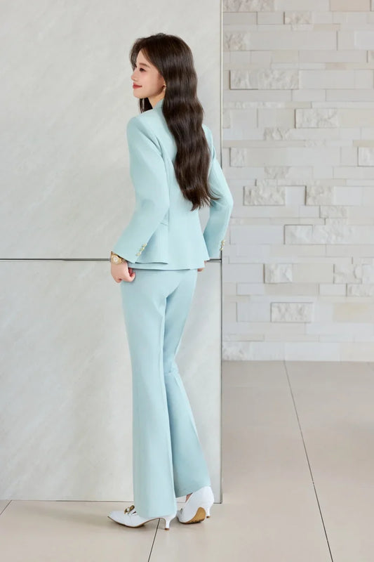 2026 Fashionable Business Women's High-Quality Pants Suit Set Elegant Autumn Winter New Ar