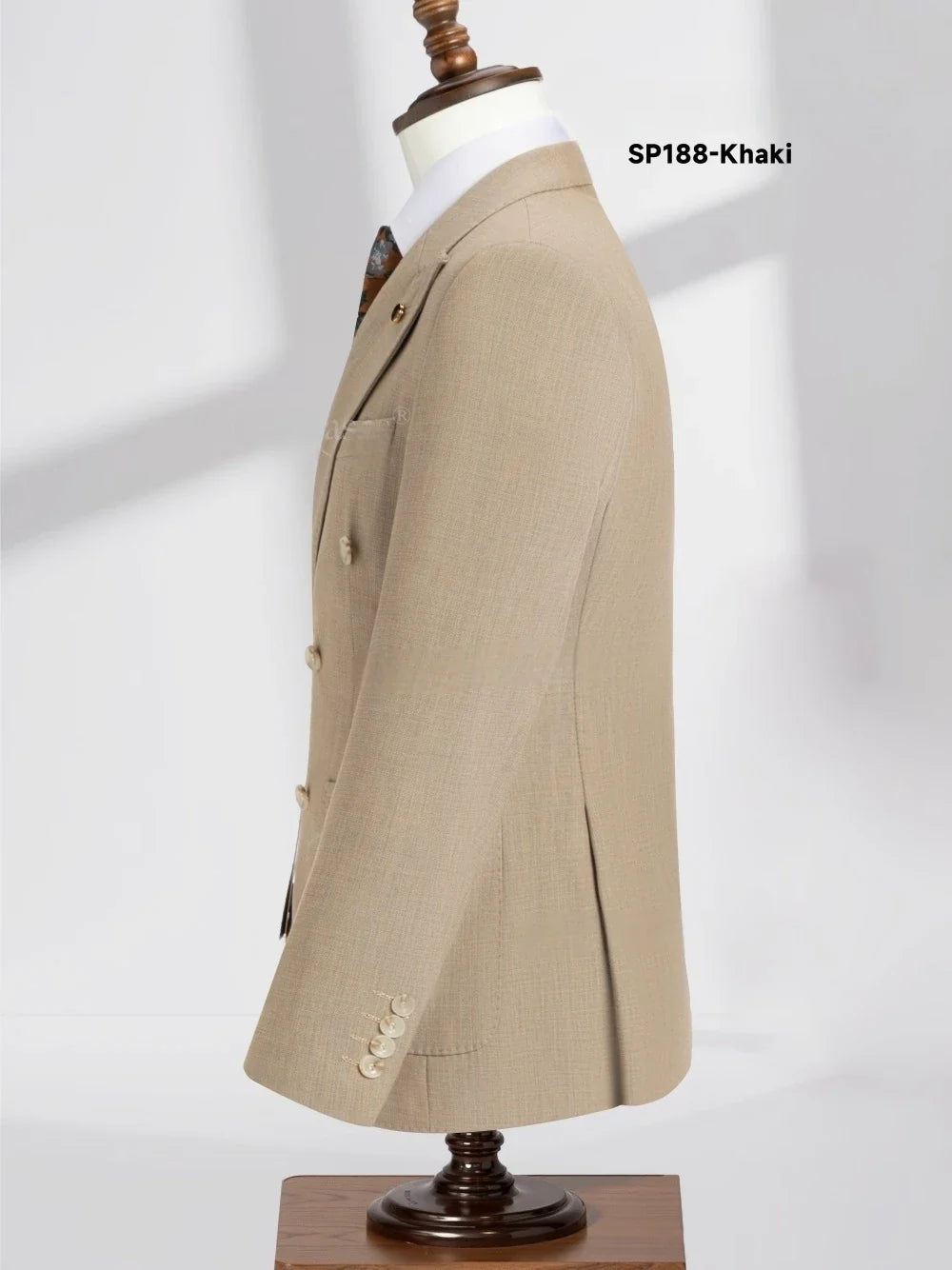 Three Colors Double Breasted Men's Suits 2 Pieces Business Outfit Elegant Formal Suit Set For Men Wedding Groom Sets S-3XL