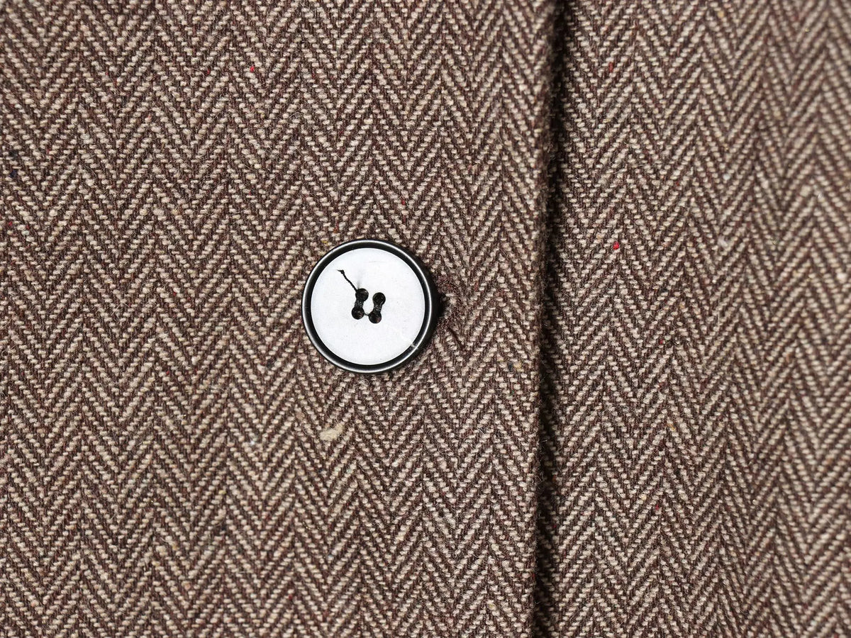 Woman Autumn Single Breasted Pocket Decoration Long Sleeves Lapel Herringbone Twill Blazer Female Fashion Casual Overcoat