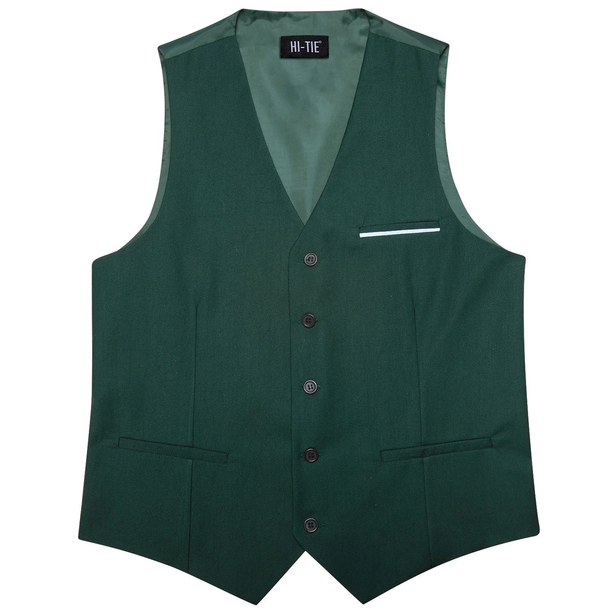 Men's Vest Set — Floral Paisley Waistcoat with Necktie, Pocket Square & Cufflinks for Weddings & Formal Events