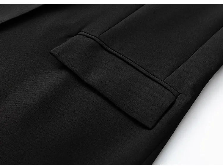 Japanese Uniform Luxury Man Clothing Yamamoto Style Blazer Cool Loose Streetwear Veste Costumes Homme Noir Mens Suits Jacket