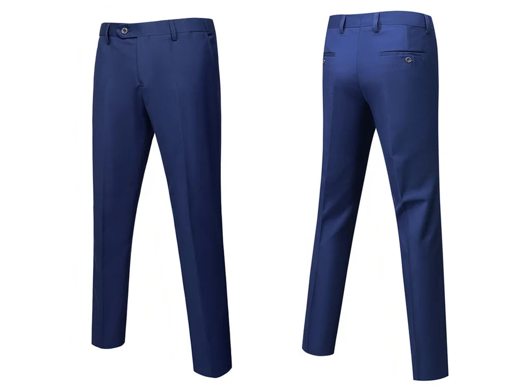 2 Pièces Costumes Homme Grande Taille Pour Mariage Marié Tuxedos Bal Ensembles Blazer Homme D'affaires Trajes De Hombre