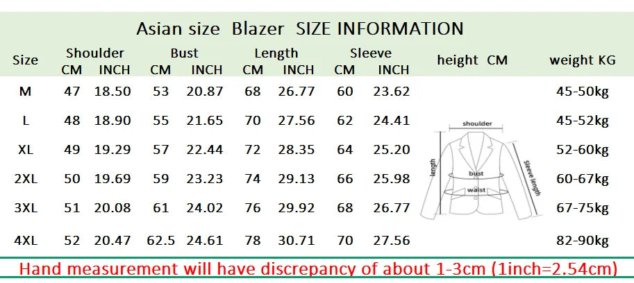 The new striped business casual fashion classic blazer with pockets is suitable for daily wear for men.