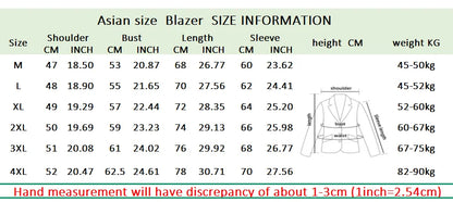The new striped business casual fashion classic blazer with pockets is suitable for daily wear for men.