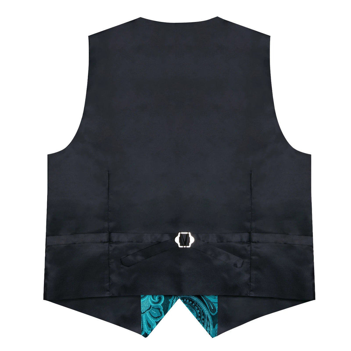 Men's Paisley Suit Vest – Single-Breasted Waistcoat with Tie, Handkerchief & Cufflinks for Weddings & Banquets