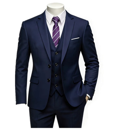 Hommes Costume Formel Slim Fit Bal de Promo Ensemble Mariage Blazers Homme Haute Qualité Garçon d'Honneur Luxe Robe d'Affaires Banquet Fête Costume