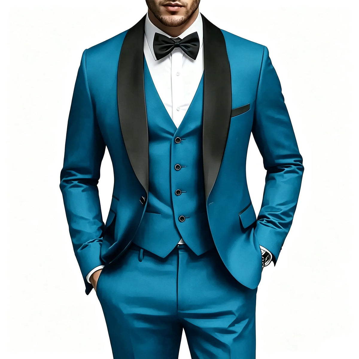 Costume 3 pièces homme, élégant et stylé pour garçons d'honneur et occasions professionnelles, tenue masculine haut de gamme, idéal pour mariages et affaires