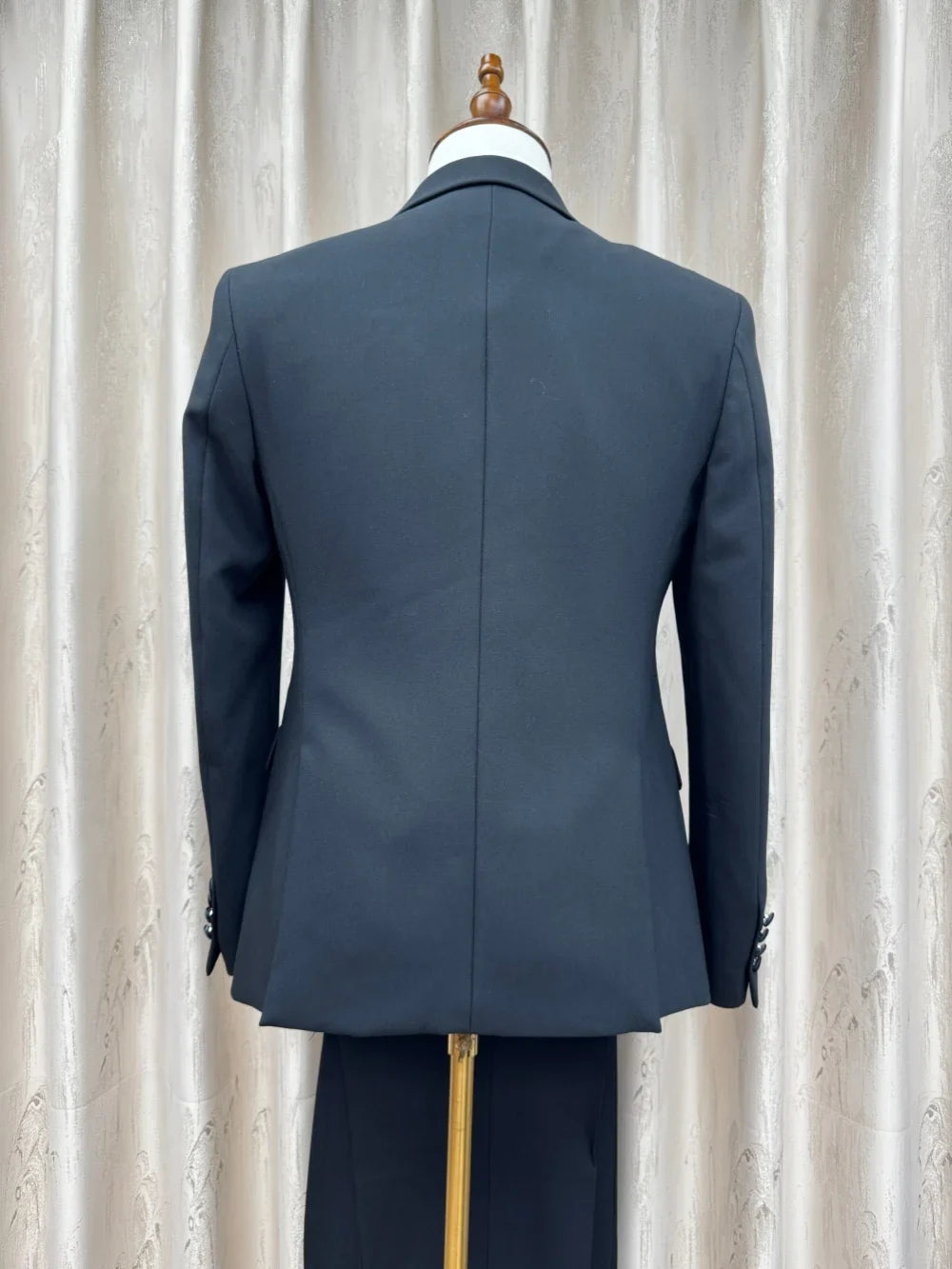 Classy Formal Man Suit Set 3 Pieces Wedding Groom Sets Handsome Peak Lapel Men's Slim Fit Tuxedo Business Party Wear S-3XL