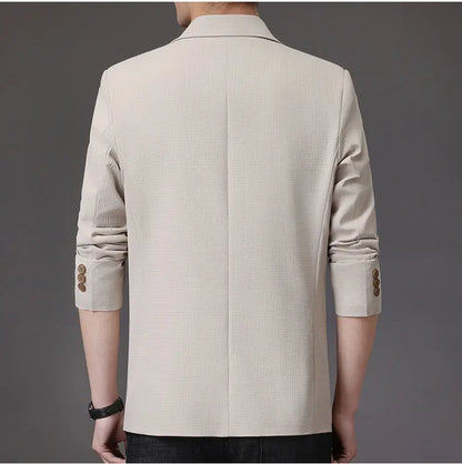 Blazer Men's Fashion Business Outdoor Travel Youth Campus Wedding Versatile Host Shaping Casual Korean Style Thin Style Blazer