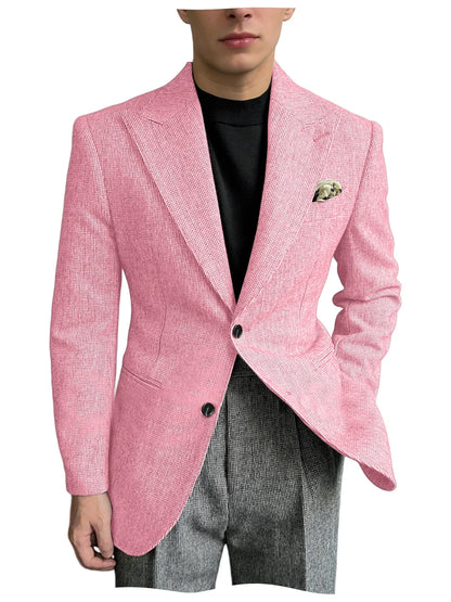 Men's Suit Jacket Formal Suit Blazer Single Breasted Slim Fit Business Banquet Work Wear Man wedding Coat jackets spring fall