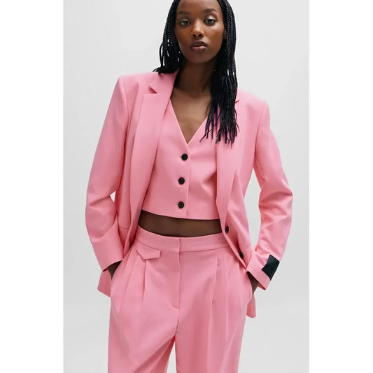 Formal Single Breasted Women Pants Set High-end Female Three Pieces(Jacket+Trousers+Vest)أطقم بناطيل