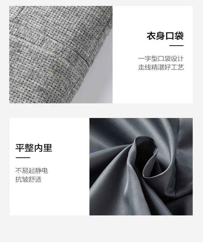 Blazer's New Men's Fashion Outdoor Travel Camping Youth Wedding Versatile, Hosting Campus Slimming Casual Korean Version Blazer