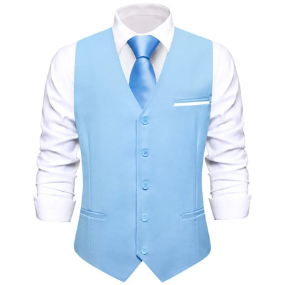 Men's Vest Set — Floral Paisley Waistcoat with Necktie, Pocket Square & Cufflinks for Weddings & Formal Events