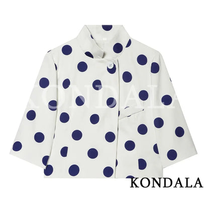 Commute Short Sleeve Blazer Women Summer Elegant Stand-up Collar Short Blazer New 2026 Trendy High Street Casual Blazer