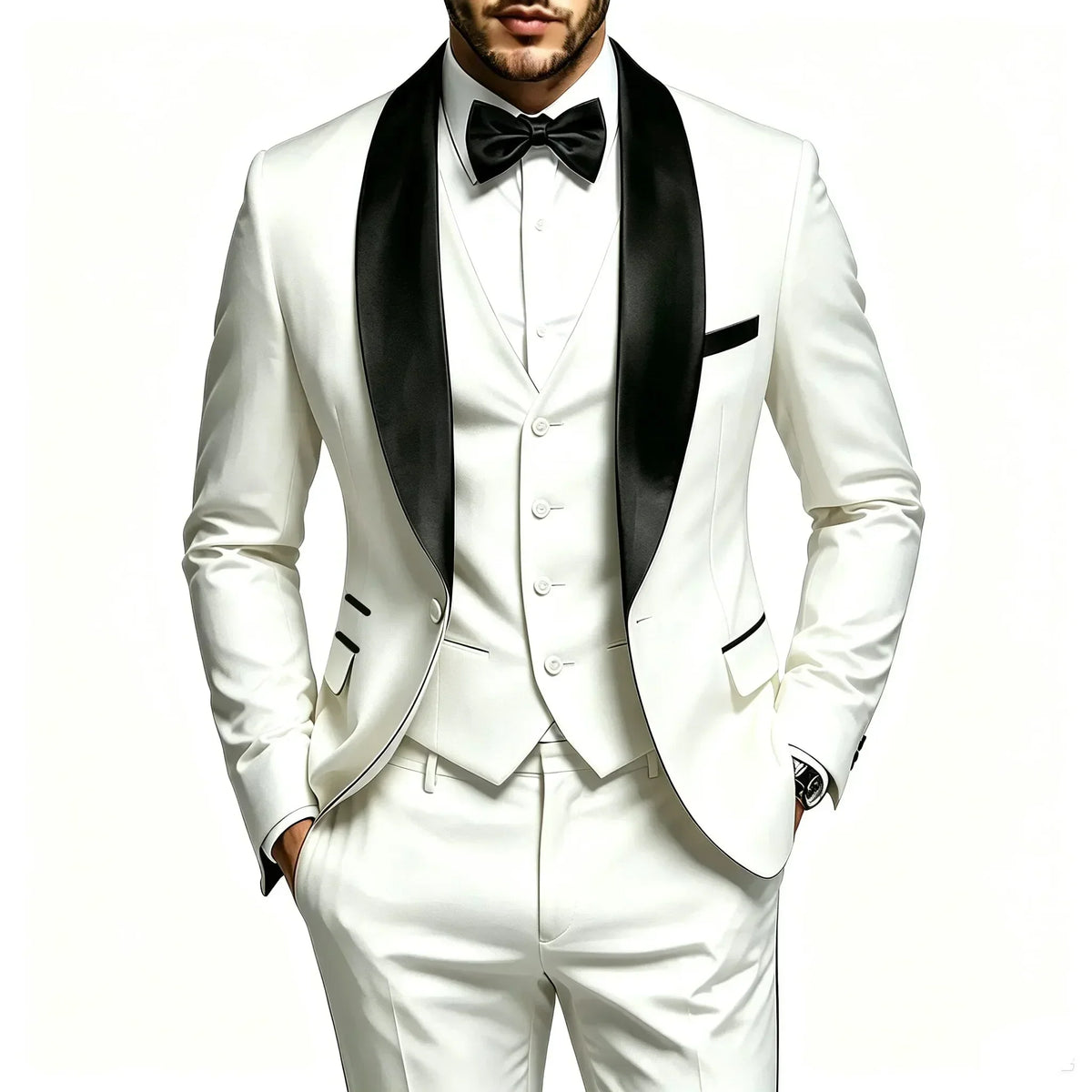 Costume 3 pièces homme, élégant et stylé pour garçons d'honneur et occasions professionnelles, tenue masculine haut de gamme, idéal pour mariages et affaires