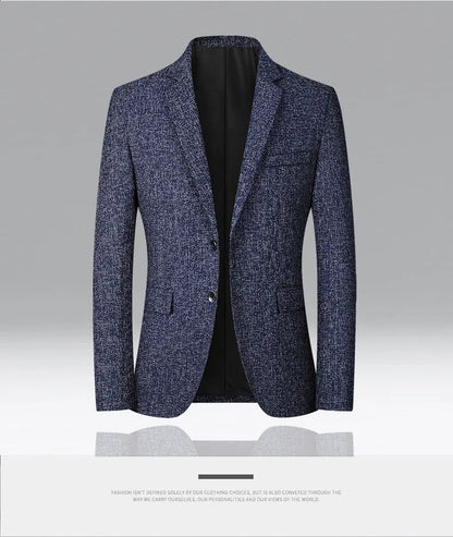 High Quality Men's Blazer Spring Non Ironing Solid Suit Jacket Business Casual Blazer Men Clothing Wedding Suit Jackets A5FX102